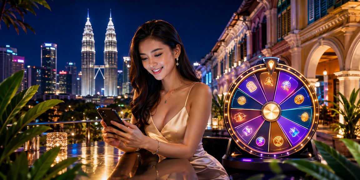 Pengguna di Kuala Lumpur menyertai cabutan bertuah dan menikmati platform 7020 dalam suasana tempatan