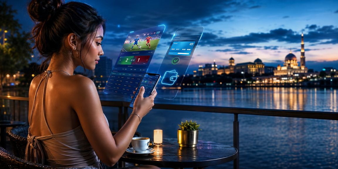 Pengguna di Putrajaya melayari platform kasino dan Sukan Maya 7020 pada telefon pintar